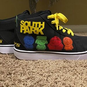 Heelys South Park High-Top Roller Shoes | Men’s US 9 | Black | Lightly Worn